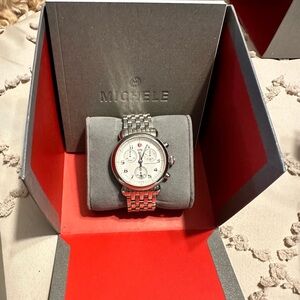 Michele Chronograph Steel Watch